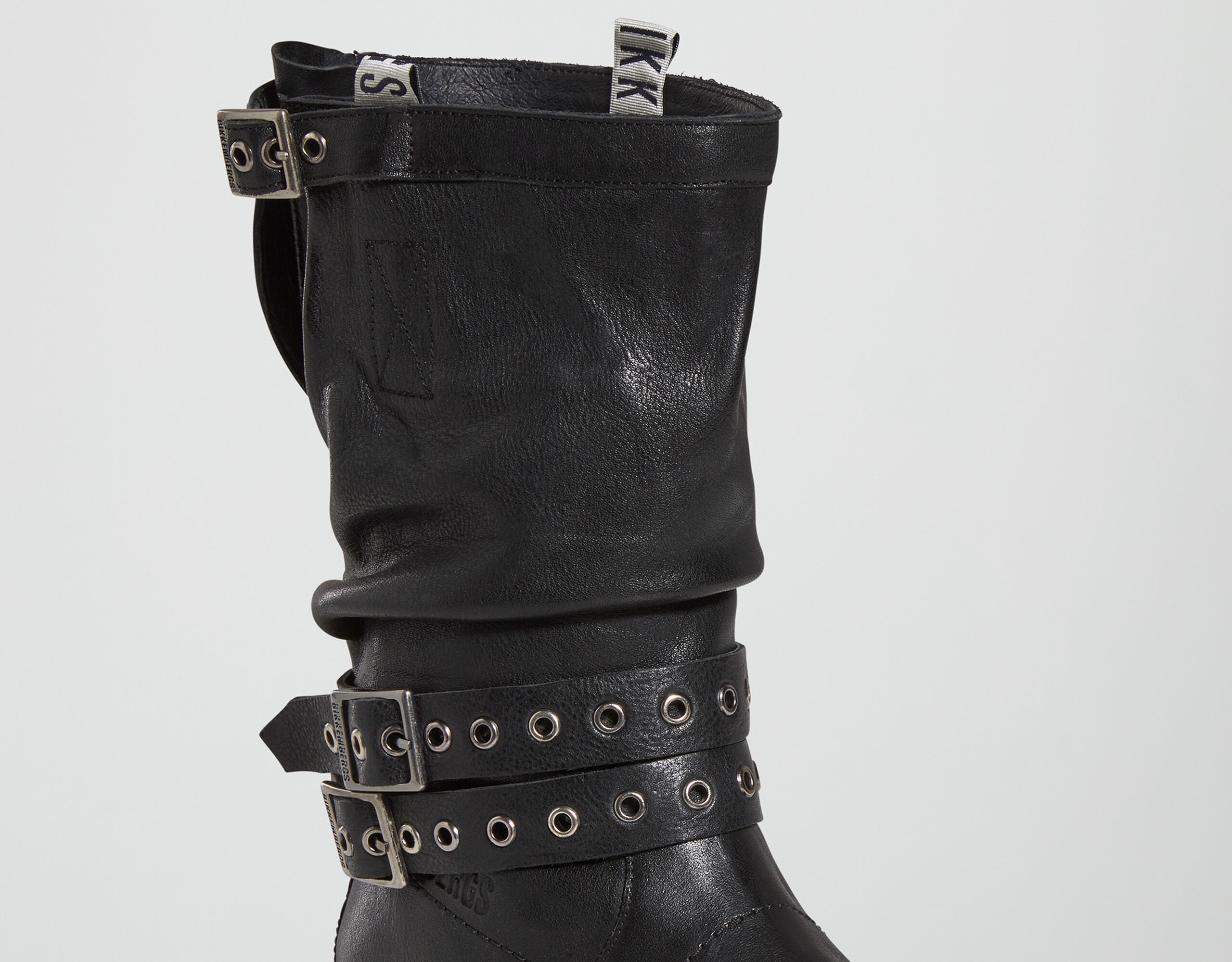 a*s様 最終値下げ　希少 デッドストック DIRK BIKKEMBERGS Dirk Bikkembergs Boots Metal Lace Through Heel in Black