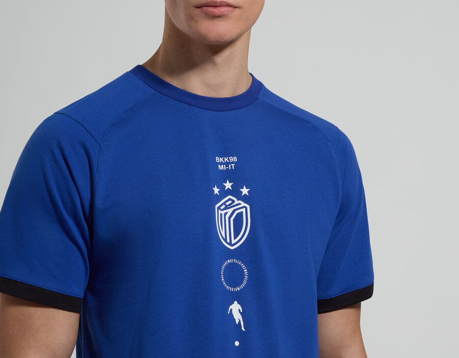 Oversize men's athletic T-shirt, MAZARINE BLUE Oversize men's athletic T-shirt, MAZARINE BLUE, hi-res-1