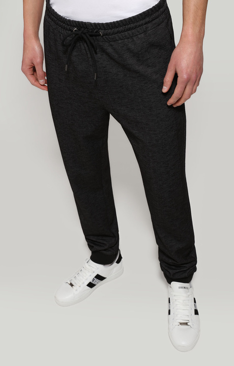 Men's track pants - Chevron, BLACK, hi-res-1