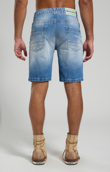 Men's denim shorts, L8 BLUE DENIM, hi-res-1
