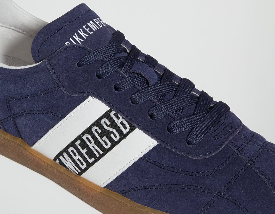 Men's Recoba sneakers with contrast stitching, NAVY Men's Recoba sneakers with contrast stitching, NAVY, hi-res-1