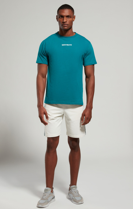 Men's T-shirt with back print, EVERGLADE, hi-res-1