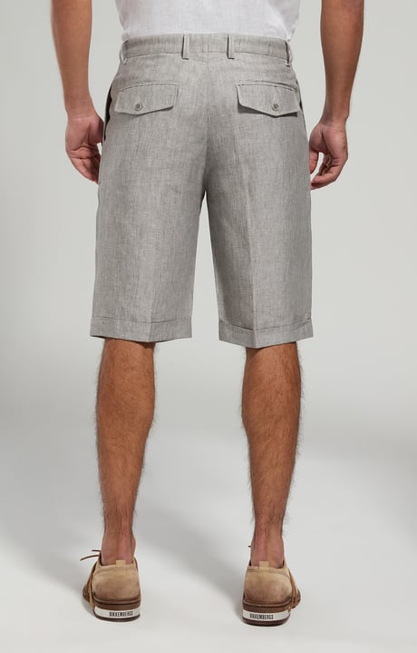 Men's bermuda shorts, GREY, hi-res-1