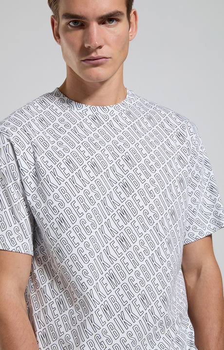Men's T-shirt with all-over print, WHITE, hi-res-1