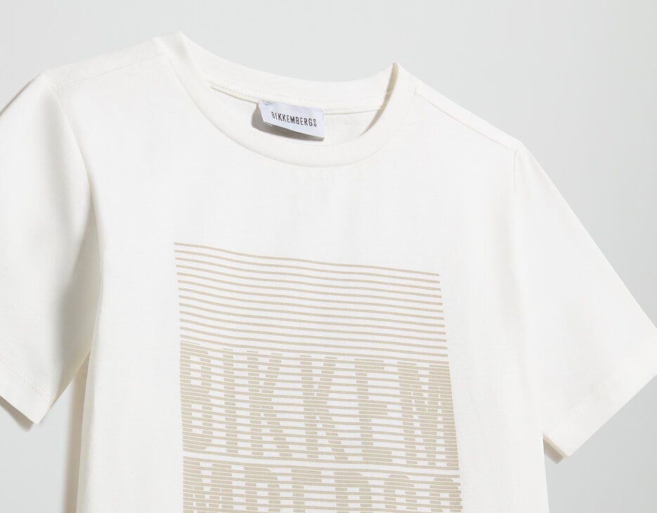 T-shirt with maxi logo, CLOUD DANCER T-shirt with maxi logo, CLOUD DANCER, hi-res-1