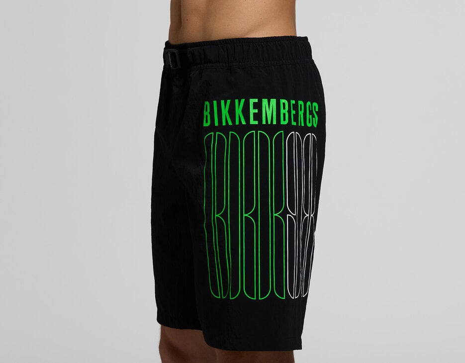 Men's long boardshorts, BLACK Men's long boardshorts, BLACK, hi-res-1