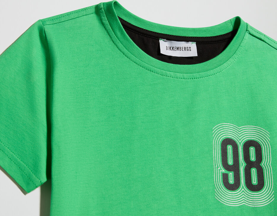 Junior's t-shirt with back print, CLASSIC GREEN, hi-res-1