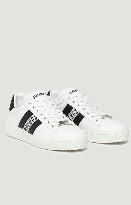 Women's sneakers - Gb Woman, WHITE/BLACK Women's sneakers - Gb Woman, WHITE/BLACK, hi-res-1