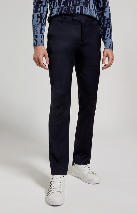 Men's slim fit pants, DEEP WEEL, hi-res-1