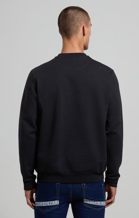 Men's round neck sweatshirt, ANTHRACITE Men's round neck sweatshirt, ANTHRACITE, hi-res-1