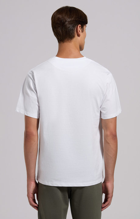 Men's print T-shirt, WHITE, hi-res-1