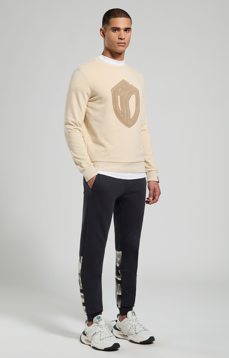 Men's round neck sweatshirt, FOG, hi-res-1