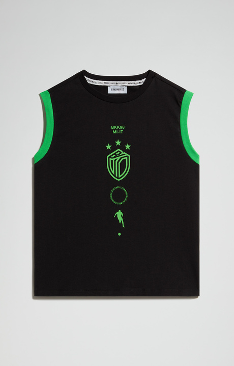 Junior's sleeveless t-shirt, BLACK, hi-res-1