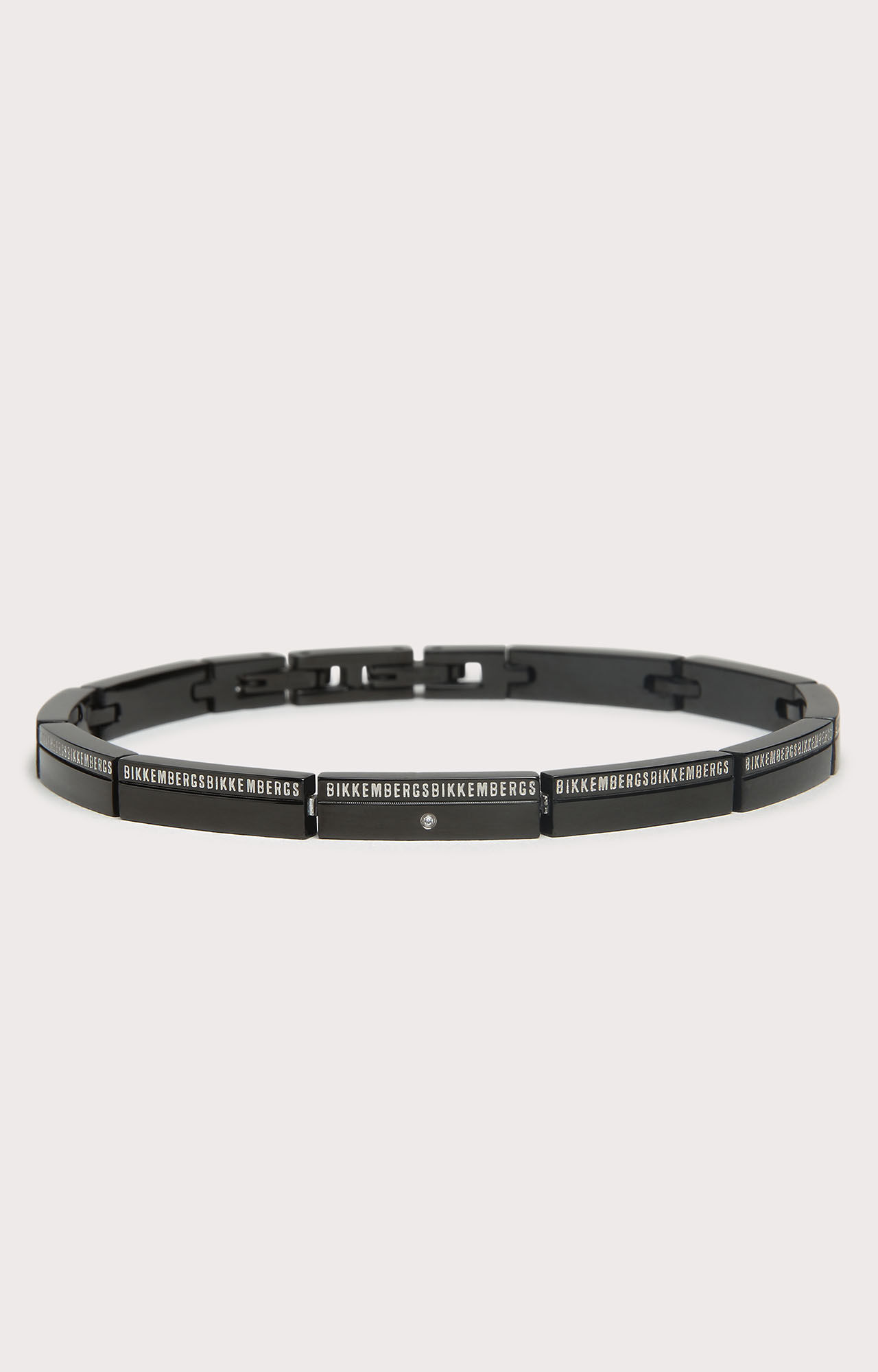 dirk bikkembergs Bikkembergs slender men's bracelet with diamond