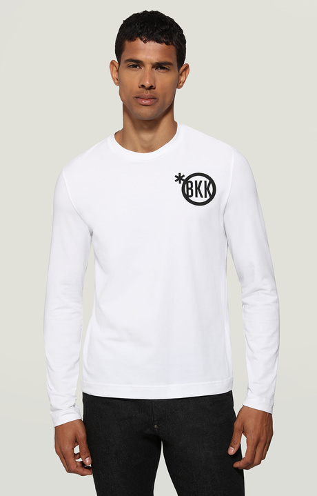 Men's long sleeved T-shirt , OPTICAL WHITE, hi-res-1