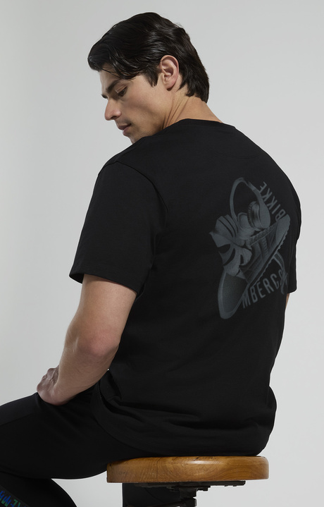 Men's printed T-shirt, BLACK, hi-res-1