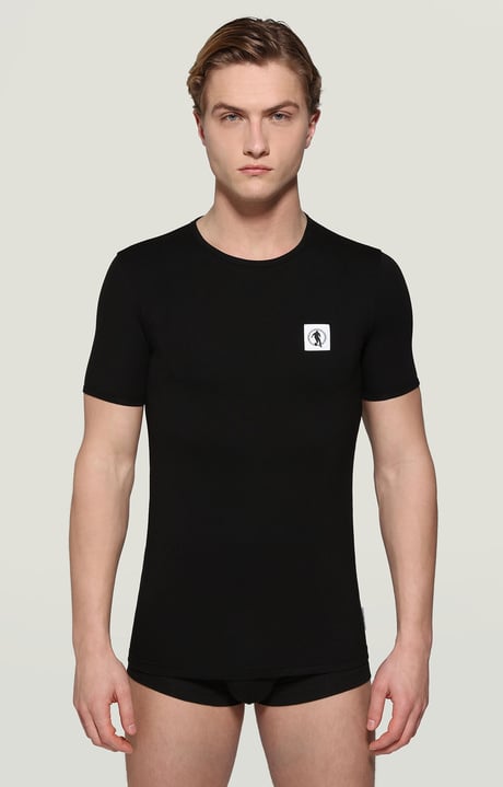 Men's Pupino undershirt, BLACK Men's Pupino undershirt, BLACK, hi-res-1