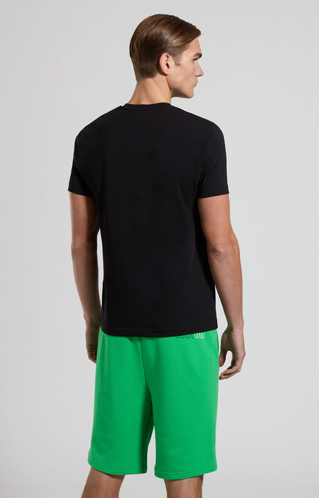 T-shirt uomo logo stampato, BLACK, hi-res-1