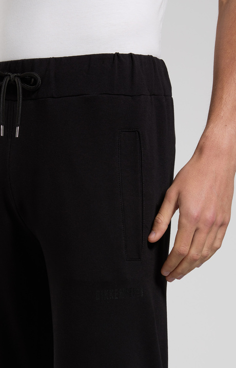 Men's joggers in punto Milano, BLACK, hi-res-1