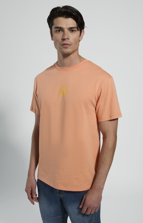 Men's back-print T-shirt, SHELL CORAL, hi-res-1