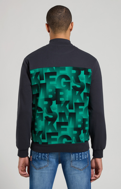 Men's camouflage sweatshirt, PEPPER GREEN, hi-res-1