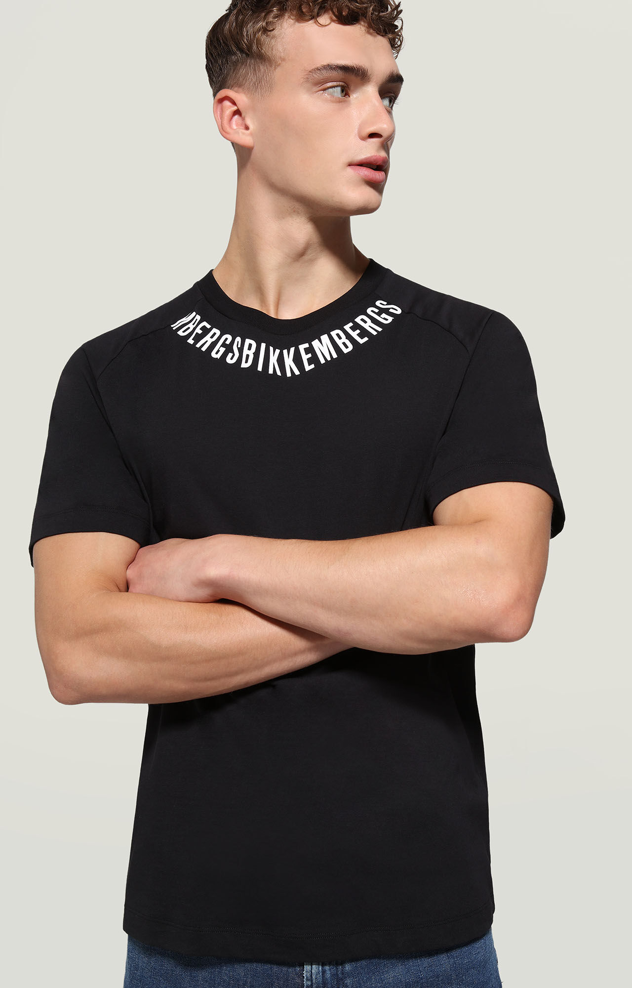 dirk bikkembergs Men's T-shirt with raglan sleeves
