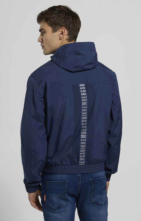 Men's windbreaker jacket, BLACK IRIS, hi-res-1