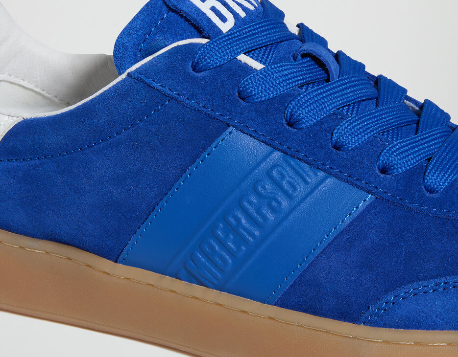 Men&rsquo;s Recoba multimaterial sneakers, BLUE, hi-res-1