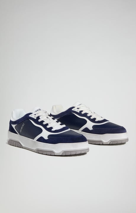 B4SK3T men's sneakers, NAVY B4SK3T men's sneakers, NAVY, hi-res-1