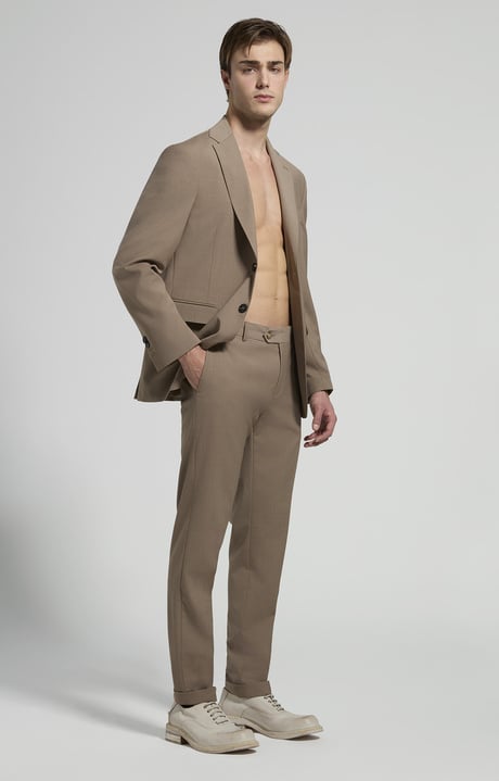 Men&rsquo;s wool-blend suit, GREEN HAZE, hi-res-1
