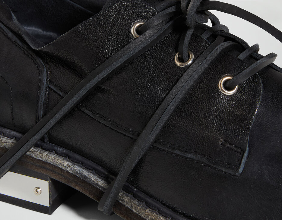 Men&rsquo;s Met Hole lace-up shoes, BLACK, hi-res-1