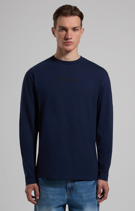 Long-sleeve men’s T-shirt, BLACK IRIS Long-sleeve men’s T-shirt, BLACK IRIS, hi-res-1