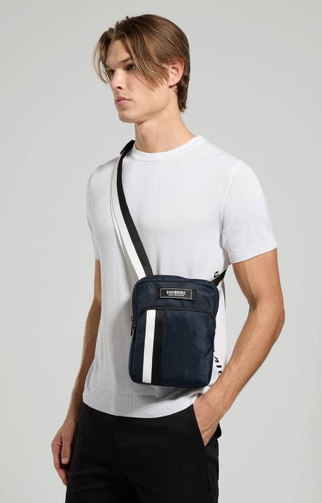 Albert men's flat bag, BLUE, hi-res-1