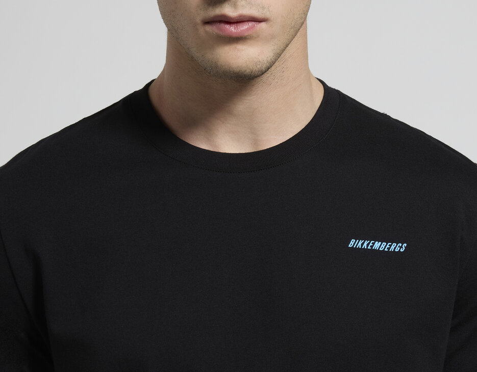 Men's back-print T-shirt, BLACK, hi-res-1