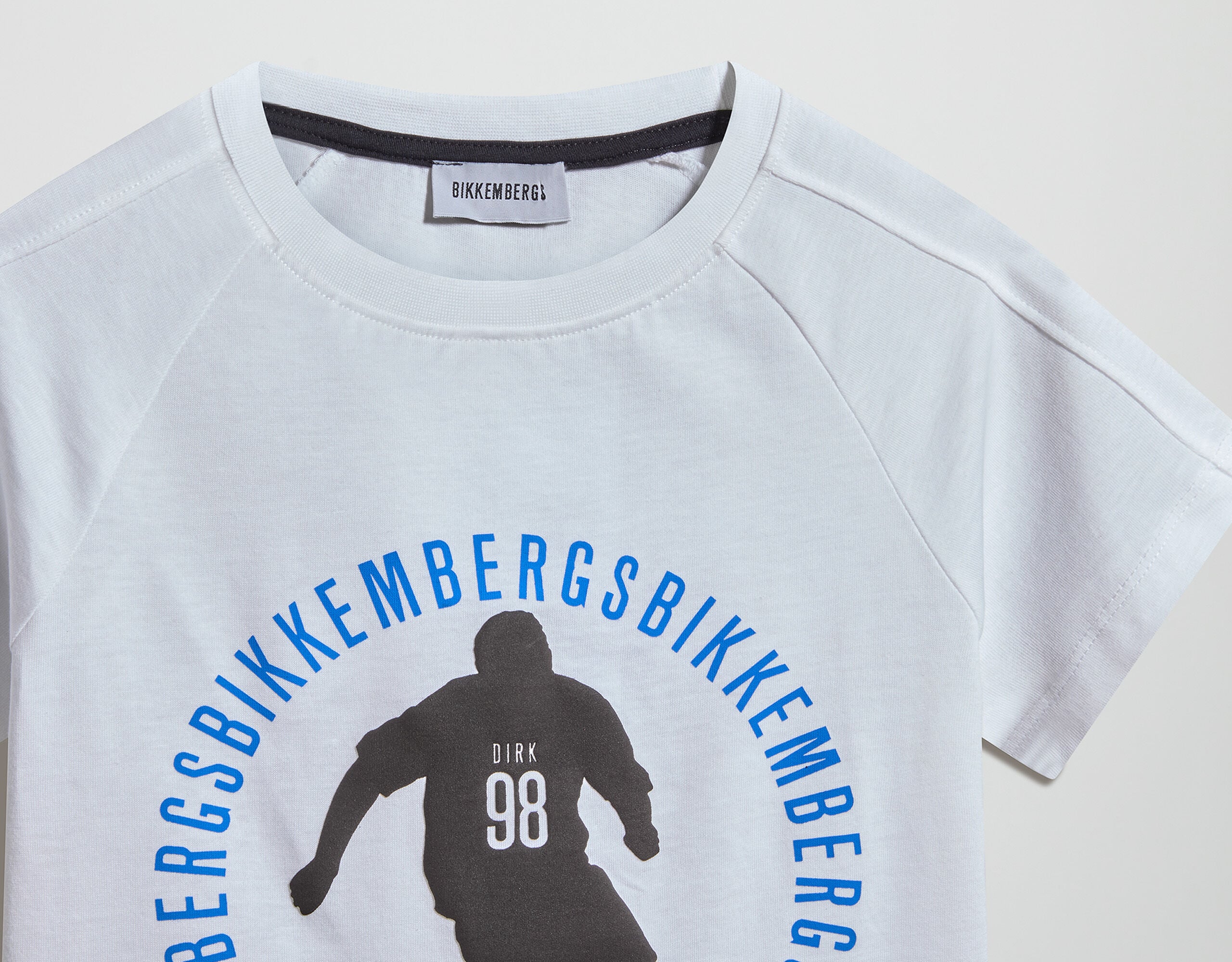 Boys' soccer T-shirt - WHITE | Bikkembergs