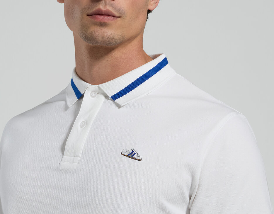 Men's embroidered polo, WHITE, hi-res-1