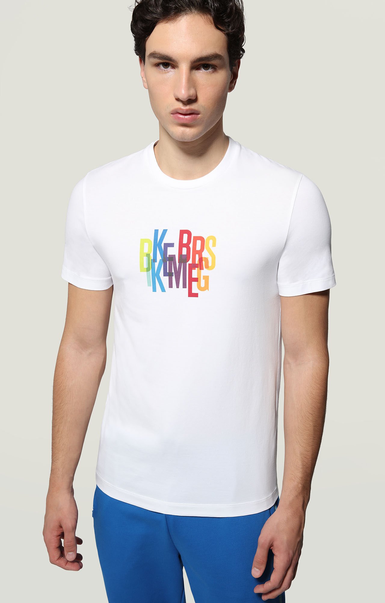 dirk bikkembergs Men's T-shirt with front/back print