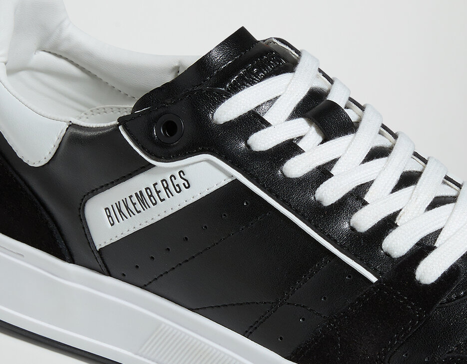 Men's sneakers - Claudius M, BLACK/WHITE Men's sneakers - Claudius M, BLACK/WHITE, hi-res-1