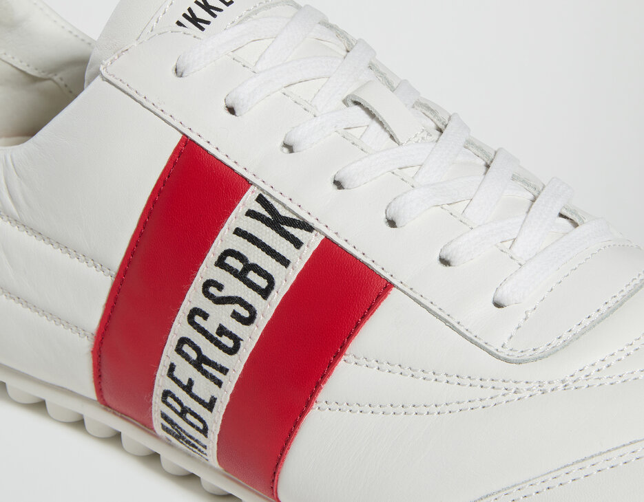 Men&rsquo;s Soccer sneakers, WHITE/RED, hi-res-1