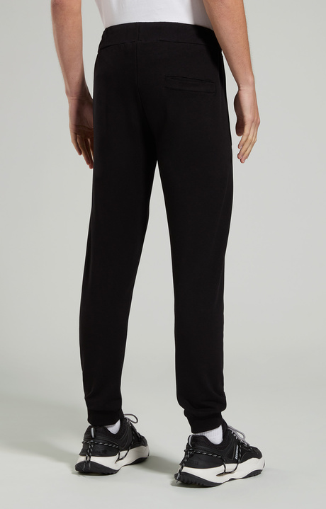 Men's joggers in punto Milano, BLACK, hi-res-1