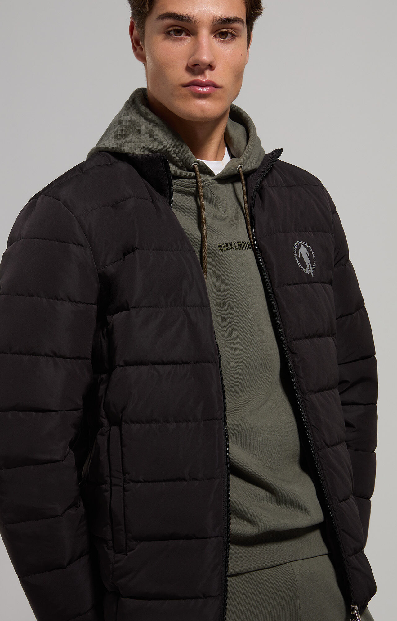 dirk bikkembergs Men's quilted jacket