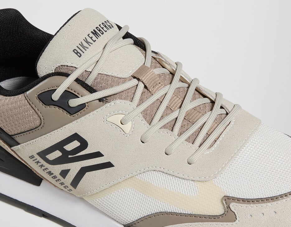 Retro men's sneakers, OFF WHITE/OFF WHITE Retro men's sneakers, OFF WHITE/OFF WHITE, hi-res-1