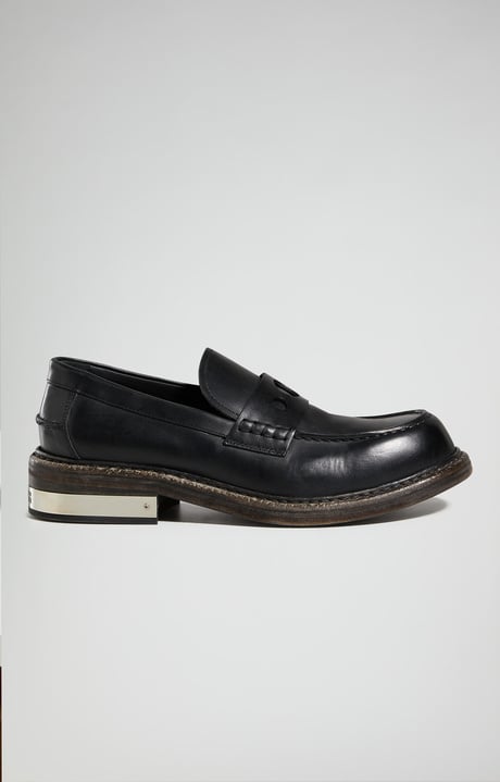 Met men's moccasins , BLACK Met men's moccasins , BLACK, hi-res-1