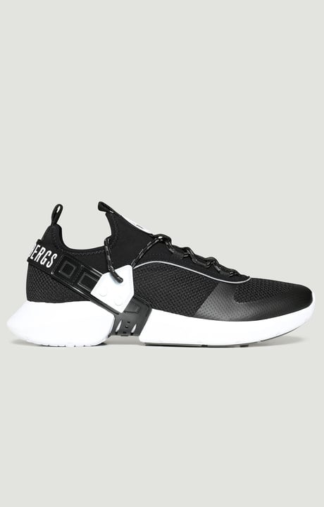 Men's sneakers Greg with appliques, BLACK Men's sneakers Greg with appliques, BLACK, hi-res-1