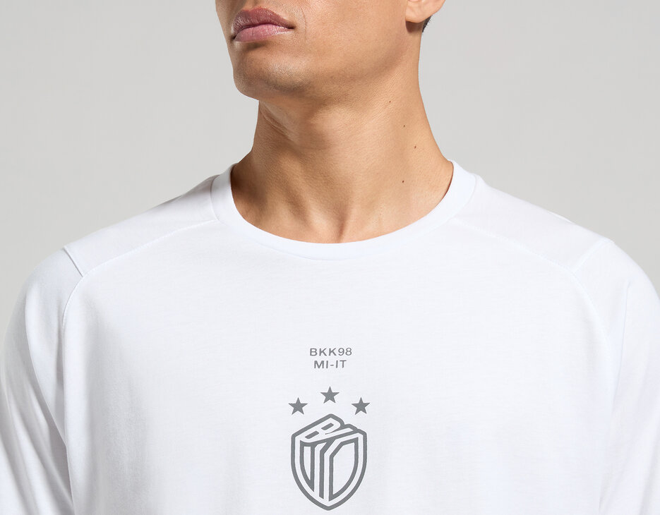 Oversize men's athletic T-shirt, WHITE Oversize men's athletic T-shirt, WHITE, hi-res-1