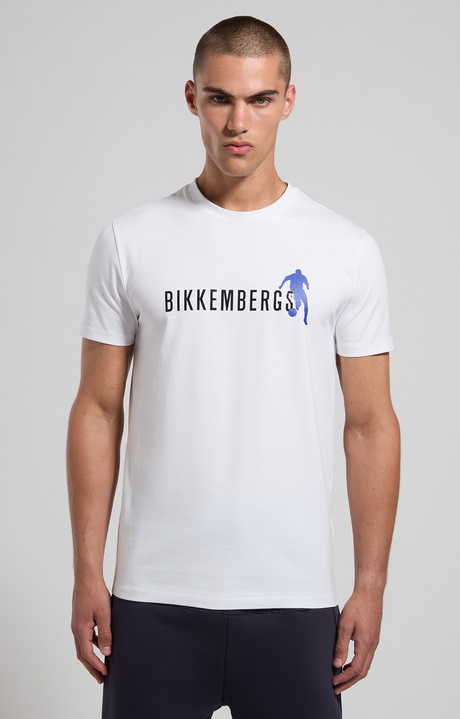 Slim fit men’s T-shirt, WHITE Slim fit men’s T-shirt, WHITE, hi-res-1