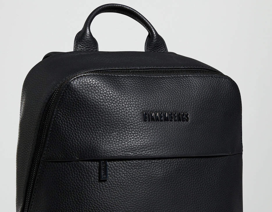 Men's Roy leather backpack, BLACK Men's Roy leather backpack, BLACK, hi-res-1