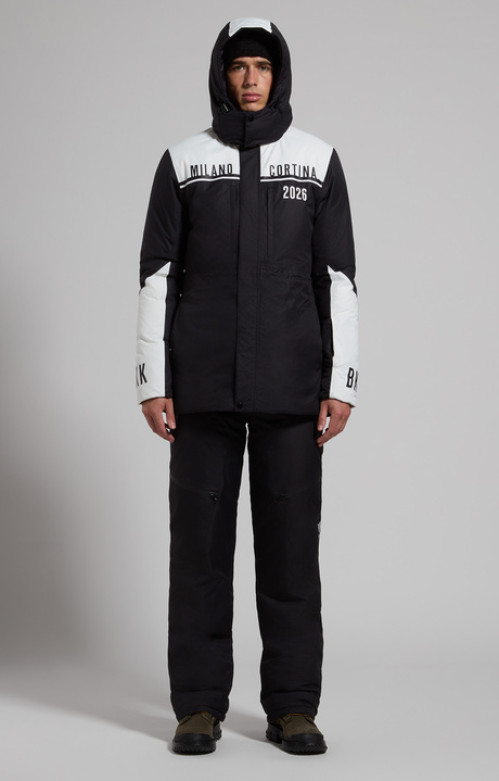 Olympics parka for men, BLACK/WHITE, hi-res-1