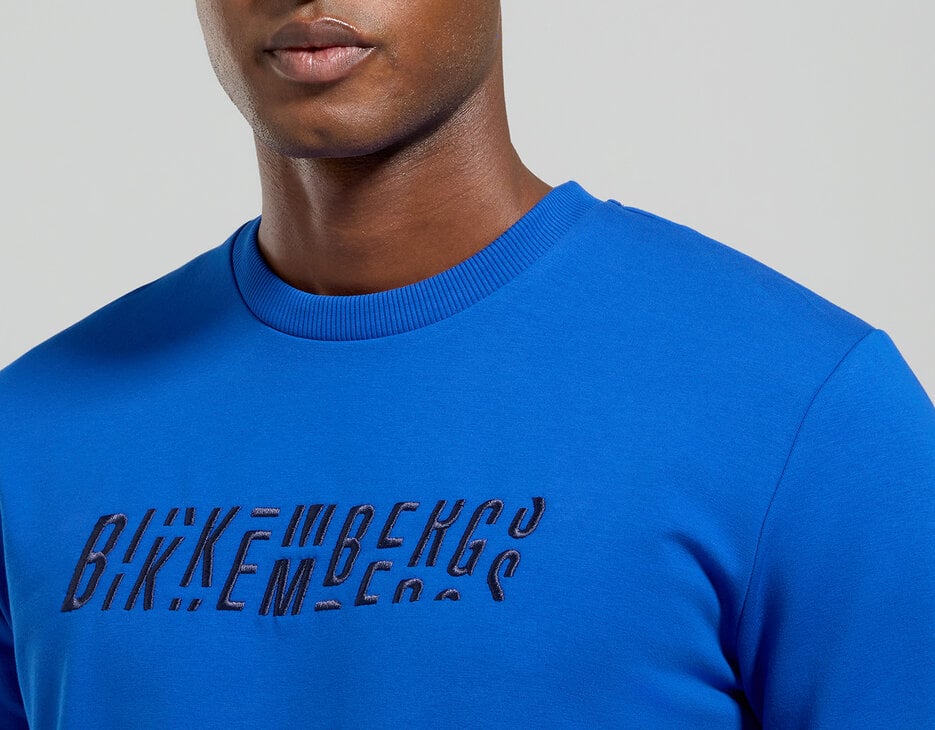 Embroidered men's sweatshirt, SURF THE WEB Embroidered men's sweatshirt, SURF THE WEB, hi-res-1
