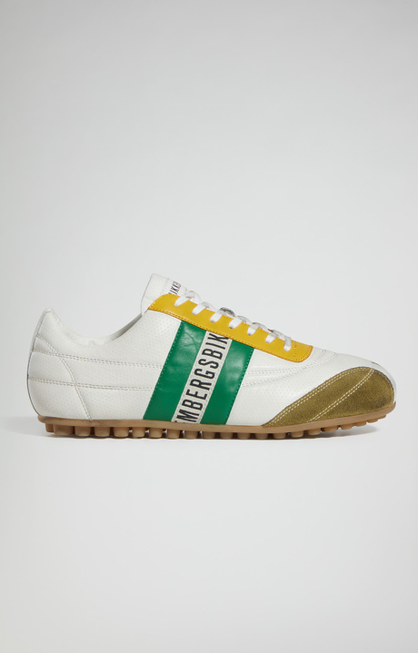 Men&rsquo;s Soccer sneakers with used finish, PALUDE/YELLOW, hi-res-1